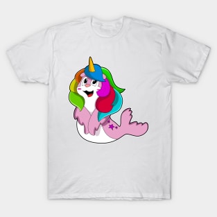 Seal as Unicorn T-Shirt